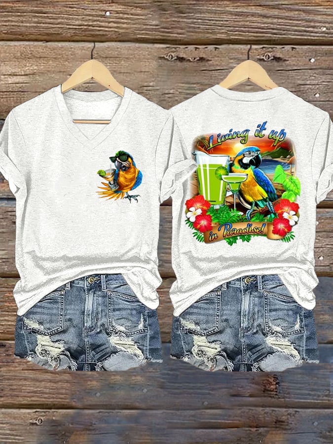 Women's Liuing It Up In Paradise Shirt