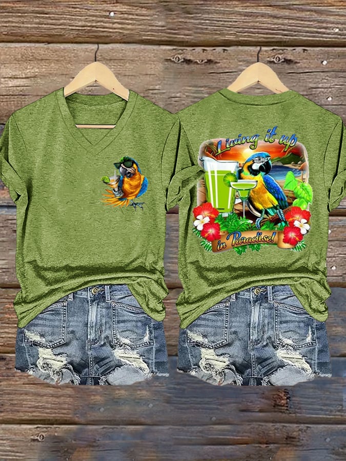 Women's Liuing It Up In Paradise Shirt