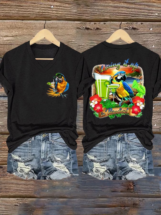 Women's Liuing It Up In Paradise Shirt