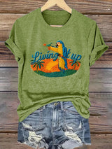 Women's Liuing It Up Print Shirt
