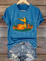 Women's Liuing It Up Print Shirt