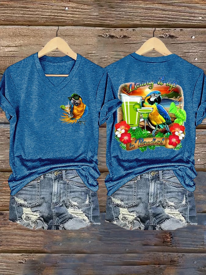 Women's Liuing It Up In Paradise Shirt
